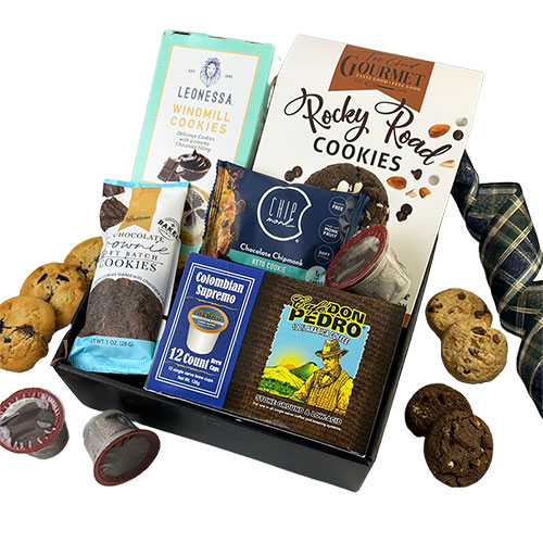 coffee and cookies basket