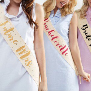 Canvas Bride To Be sash