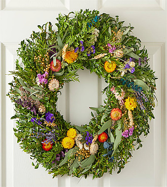 door wreath hostess gift