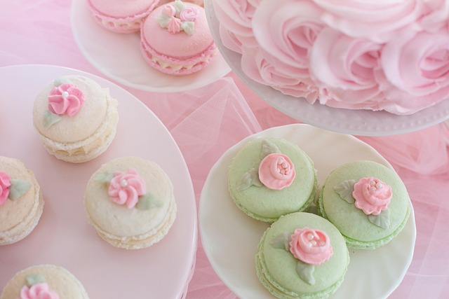 macarons bridal shower food page