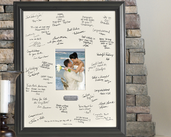 personalized wedding signature frame lg
