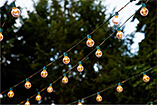 string lights for decorating bridal showers