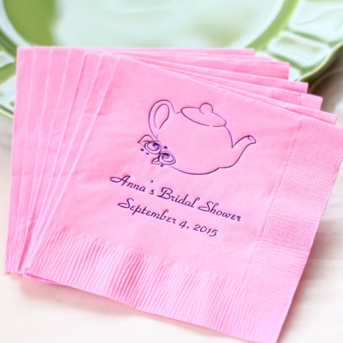 personalized bridal shower napkin