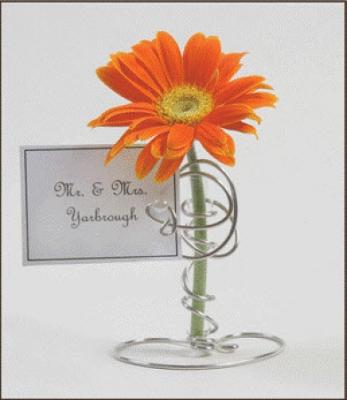 Bud Vase/ Place Card Holder Bridal Shower Favor