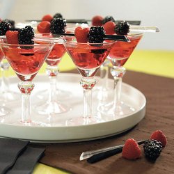 Mini martini glasses