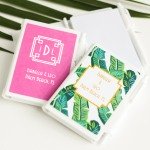 Bridal shower notebook favor with matching pen and your choice of theme and wording.