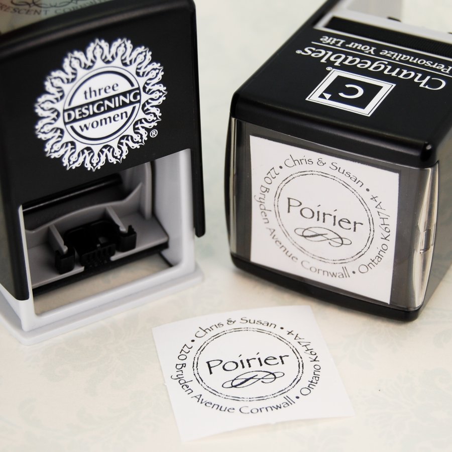 self-inking stamp for envelope