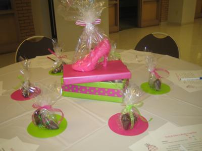 Perfect Pair, Perfect Fit <br>Shoe Theme Bridal Shower Table Decorations